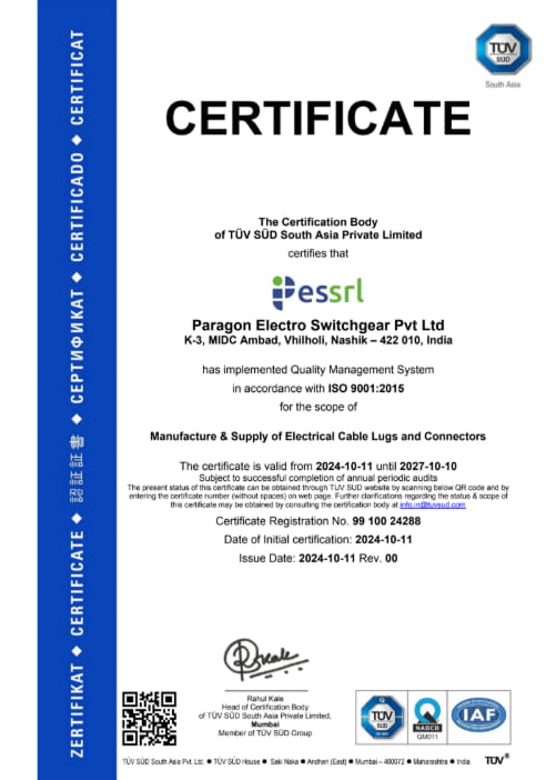 PESPL ISO Certificate