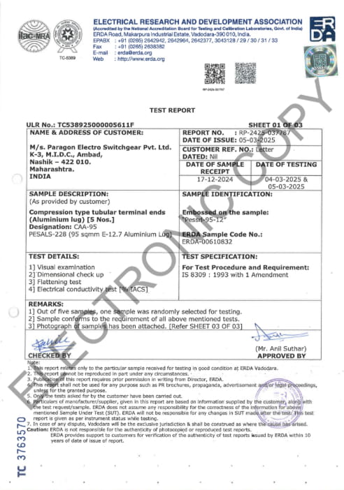 ERDA Certificate - RP-2425-037787